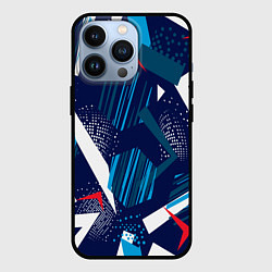Чехол для iPhone 13 Pro Абстрактный фон с пятнистым узором, цвет: 3D-черный