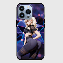 Чехол для iPhone 13 Pro Девушка с аппетитными формами, цвет: 3D-черный