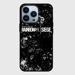 Чехол для iPhone 13 Pro Rainbow Six black ice, цвет: 3D-черный