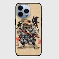 Чехол для iPhone 13 Pro Жаба самурай - japan aesthetic, цвет: 3D-черный
