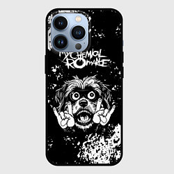 Чехол для iPhone 13 Pro My Chemical Romance рок пес, цвет: 3D-черный
