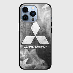 Чехол для iPhone 13 Pro Mitsubishi - grey gradient, цвет: 3D-черный