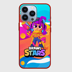 Чехол для iPhone 13 Pro Brawl Stars Шелли squad busters, цвет: 3D-красный