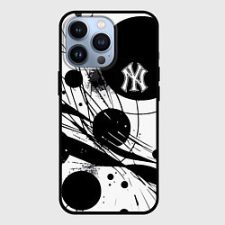 Чехол для iPhone 13 Pro New York Yankees baseball team - abstraction, цвет: 3D-черный
