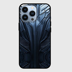 Чехол для iPhone 13 Pro Металлический карбон, цвет: 3D-черный