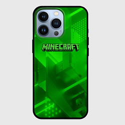 Чехол для iPhone 13 Pro Minecraft кислотная геометрия, цвет: 3D-черный