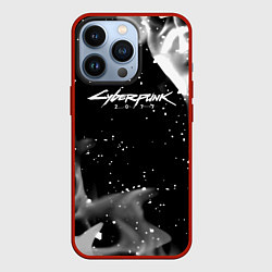 Чехол для iPhone 13 Pro Cyberpunk 2077 smoke, цвет: 3D-красный