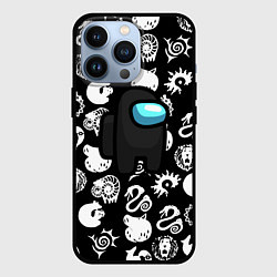 Чехол для iPhone 13 Pro Among us anime, цвет: 3D-черный