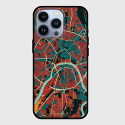 Чехол для iPhone 13 Pro Vibrant Moscow, цвет: 3D-черный