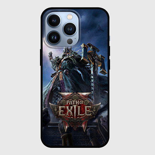 Чехол iPhone 13 Pro Люмериус Path of exile 2 / 3D-Черный – фото 1