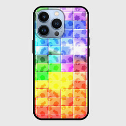 Чехол для iPhone 13 Pro Brawl stars neon pattern logo, цвет: 3D-черный