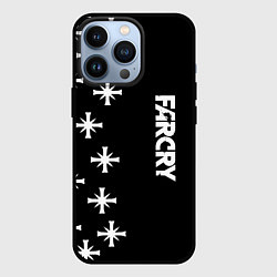 Чехол для iPhone 13 Pro Farcry текстура знаки, цвет: 3D-черный