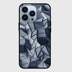 Чехол для iPhone 13 Pro Геометрические грани, цвет: 3D-черный