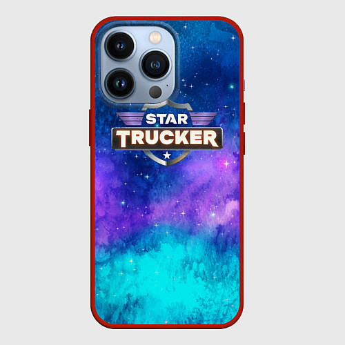Чехол iPhone 13 Pro Star Trucker logo / 3D-Красный – фото 1