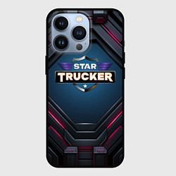 Чехол для iPhone 13 Pro Star Trucker космическая броня, цвет: 3D-черный