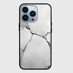 Чехол для iPhone 13 Pro Растрескавшийся бетон, цвет: 3D-черный