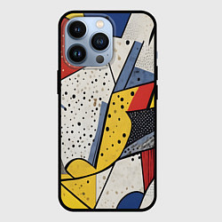 Чехол для iPhone 13 Pro Поп-арт яркая абстракция, цвет: 3D-черный
