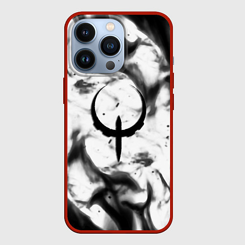 Чехол iPhone 13 Pro Quake fire black / 3D-Красный – фото 1