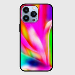 Чехол для iPhone 13 Pro Неоновая абстракция краски, цвет: 3D-черный