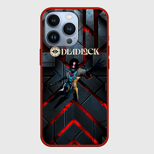 Чехол iPhone 13 Pro Paradox Deadlock / 3D-Красный – фото 1