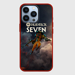 Чехол для iPhone 13 Pro Deadlock Seven, цвет: 3D-красный