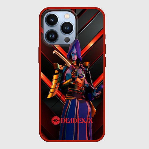 Чехол iPhone 13 Pro Deadlock Yamato / 3D-Красный – фото 1