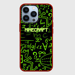 Чехол для iPhone 13 Pro Minecraft символы, цвет: 3D-красный