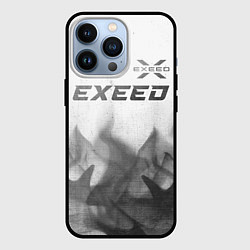 Чехол для iPhone 13 Pro Exeed - white gradient посередине, цвет: 3D-черный