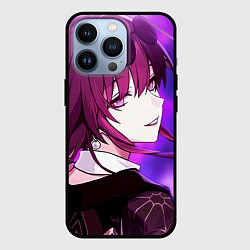 Чехол для iPhone 13 Pro Honkai Star Rail Kafka violet light, цвет: 3D-черный