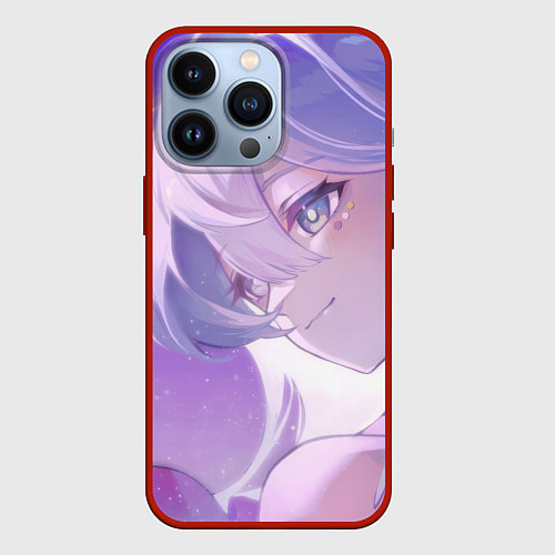 Чехол iPhone 13 Pro Honkai Star Rail Robin / 3D-Красный – фото 1