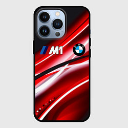 Чехол для iPhone 13 Pro BMW sport line steel, цвет: 3D-черный