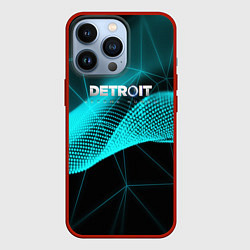 Чехол для iPhone 13 Pro Detroit become human games, цвет: 3D-красный