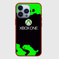 Чехол для iPhone 13 Pro Xbox fire green, цвет: 3D-красный