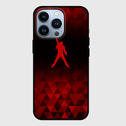 Чехол для iPhone 13 Pro Queen red poly, цвет: 3D-черный