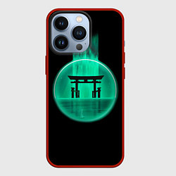 Чехол для iPhone 13 Pro Neon shrine, цвет: 3D-красный