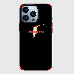 Чехол для iPhone 13 Pro Resident Evil 5, цвет: 3D-красный