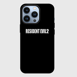 Чехол для iPhone 13 Pro Resident Evil 2 logo, цвет: 3D-черный