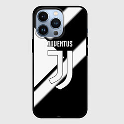 Чехол для iPhone 13 Pro Juventus geometry steel, цвет: 3D-черный