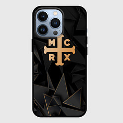 Чехол для iPhone 13 Pro My Chemical Romance golden poly, цвет: 3D-черный