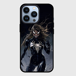 Чехол для iPhone 13 Pro Женщина Веном, цвет: 3D-черный