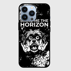 Чехол для iPhone 13 Pro Bring Me the Horizon рок пес, цвет: 3D-черный