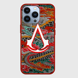 Чехол для iPhone 13 Pro Assassins Creed shadows japan, цвет: 3D-красный