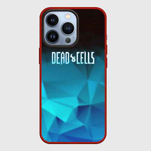 Чехол iPhone 13 Pro Dead cells абстрактный стиль / 3D-Красный – фото 1