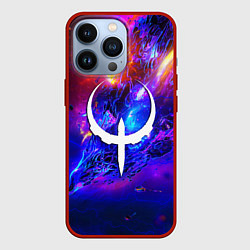 Чехол для iPhone 13 Pro Quke неоновый стиль, цвет: 3D-красный