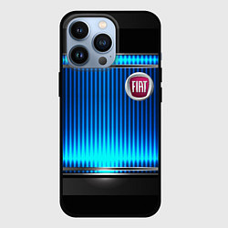 Чехол для iPhone 13 Pro FIAT текстура авто, цвет: 3D-черный