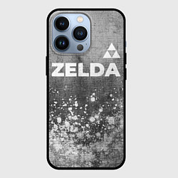 Чехол для iPhone 13 Pro Zelda - grey gradient посередине, цвет: 3D-черный