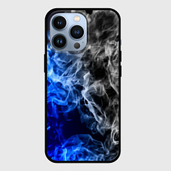 Чехол для iPhone 13 Pro Столкновение дыма, цвет: 3D-черный