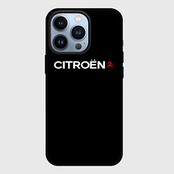 Чехол для iPhone 13 Pro Citroen logo, цвет: 3D-черный