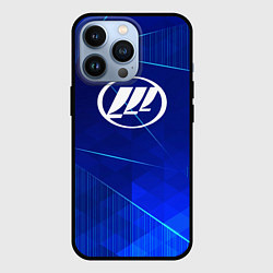 Чехол для iPhone 13 Pro Lifan blue poly, цвет: 3D-черный