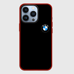 Чехол для iPhone 13 Pro BMW auto logo, цвет: 3D-красный